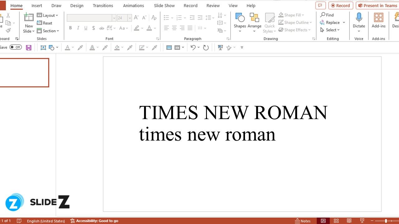 Times New Roman là một trong những font chữ truyền thống và phổ biến nhất, được dùng cho văn bản trang trọng.