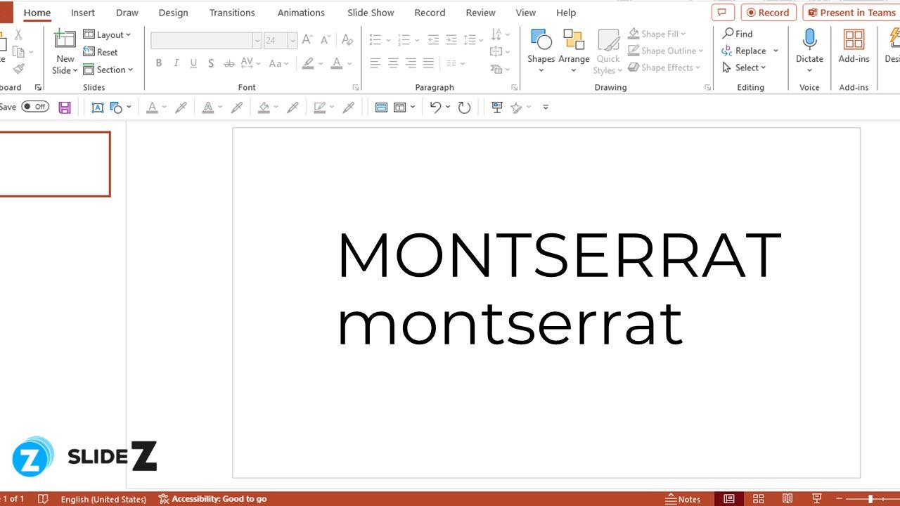 Montserrat mang nét đẹp tối giản nhưng hiện đại và rất độc đáo.