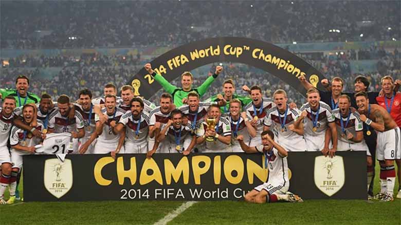 Top 8 đội tuyển vô địch World Cup nhiều lần nhất trong lịch sử