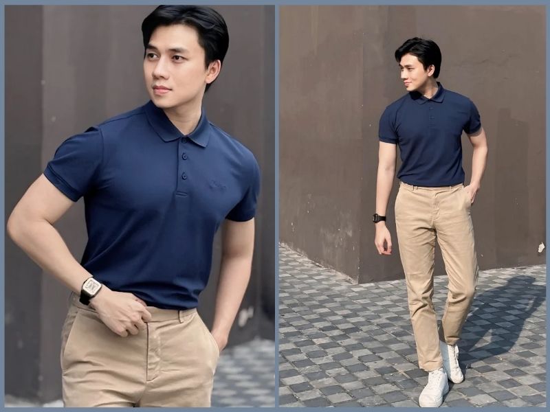 10 cách phối đồ với áo Polo nam để trông đẹp trai, trẻ trung và lịch lãm