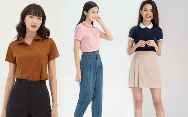 Mặc quần gì với áo polo nữ? Cách phối đồ đẹp với áo polo nữ