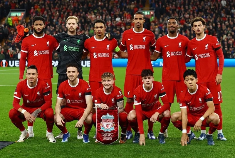 Đội hình FO4 mới của Liverpool năm 2024, danh sách cầu thủ và số áo
