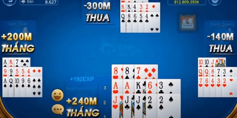 Học cách xếp bài Mậu Binh để tối ưu hóa tỷ lệ thắng 4 Cách xếp bài mậu binh tối ưu cơ hội chiến thắng