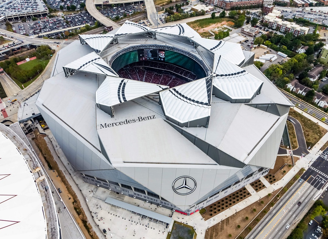 Mercedes-Benz Stadium - Bông hoa khổng lồ giữa lòng thành phố Atlanta